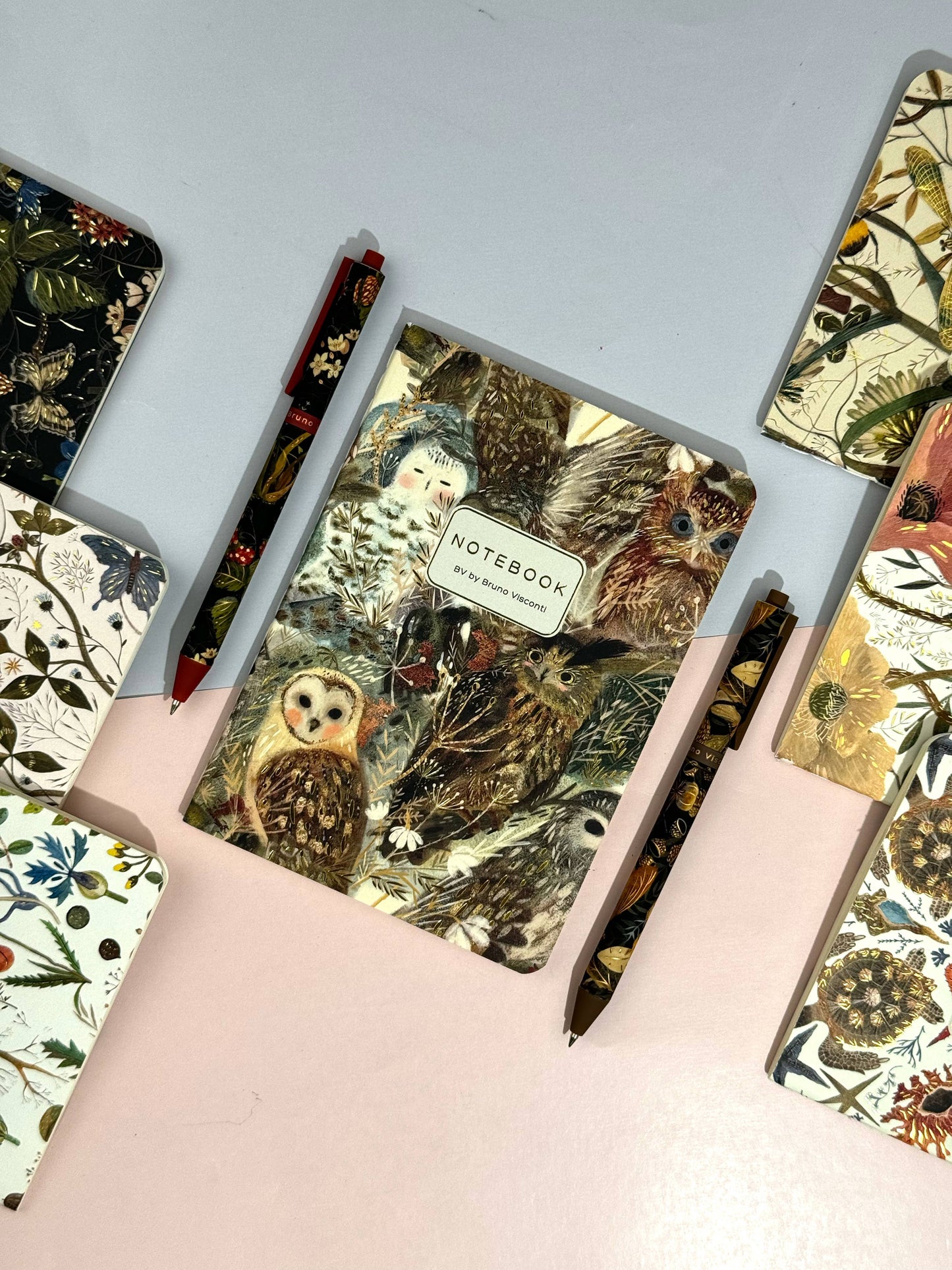 Notebook; Owls - BV by Bruno Visconti