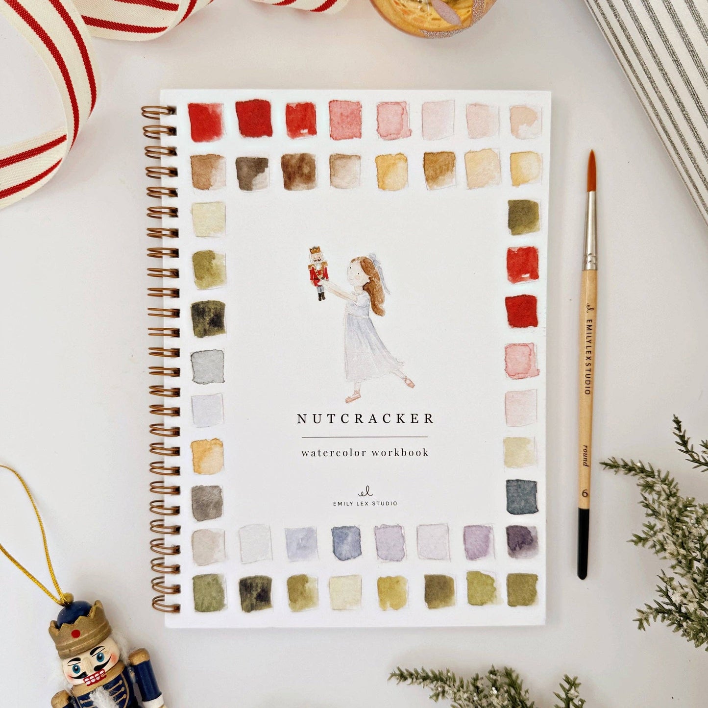 Watercolor Workbook; Nutcracker By Emily Lex