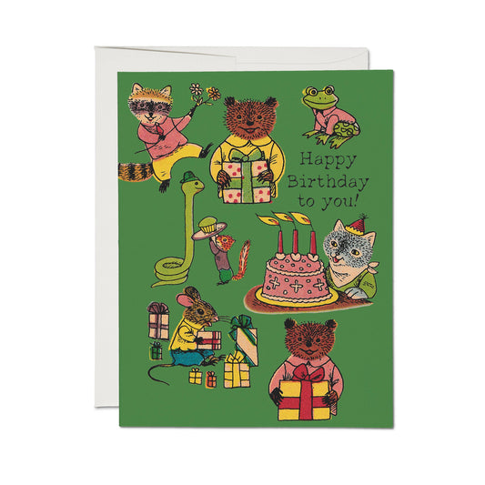 Greeting Card; Richard Scarry Critter Wishes