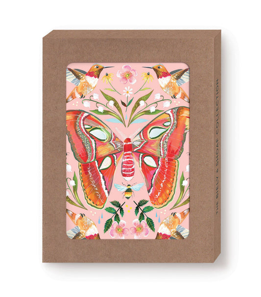 Boxed Notecards; Butterflies & Birds (Set of 10)