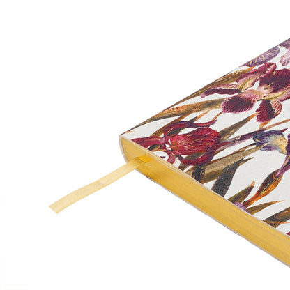 A5 Daily Planner; Irises (Vegan Leather)
