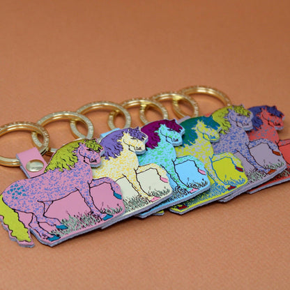 Leather Key Fob; Horse | Ark Colour Design