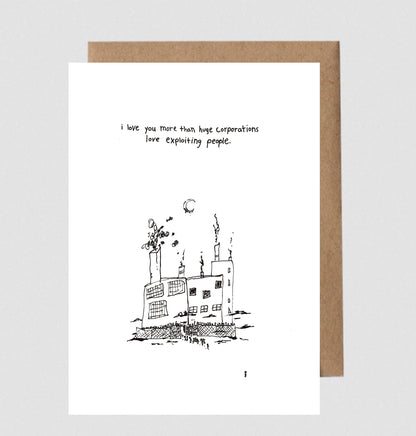 Greeting Card; Huge Corporations