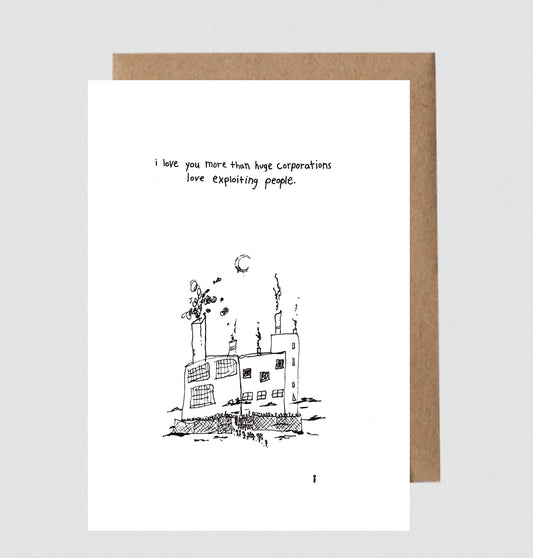 Greeting Card; Huge Corporations
