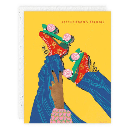 Birthday Card; Roller Skates | Seedlings
