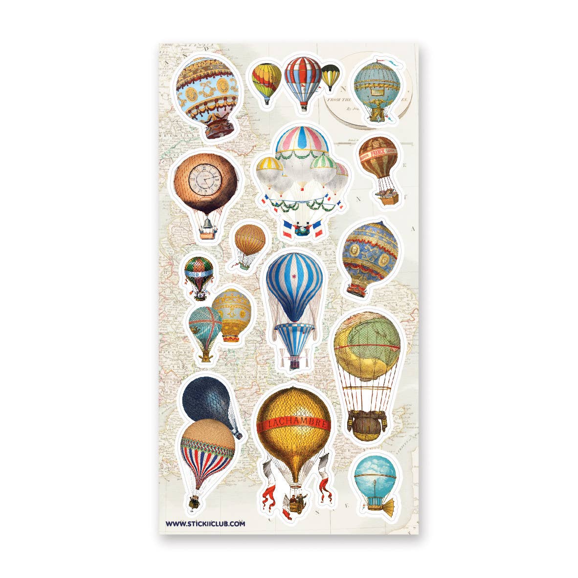 Sticker Sheet; Voyage to the Skies