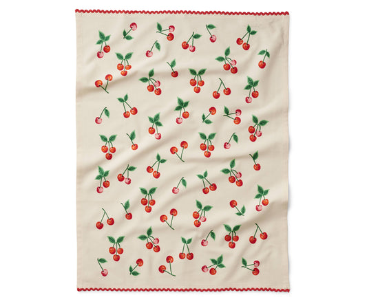 Rifle Paper Co. Tea Towel; Cherries