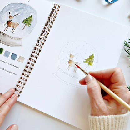 Winter Watercolor Workbook by Emily Lex Studio