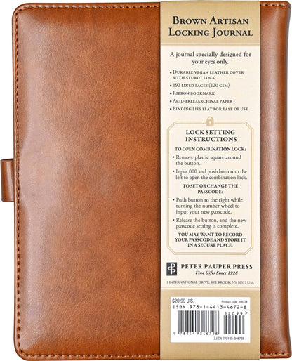 Artisan Locking Journal (Brown)