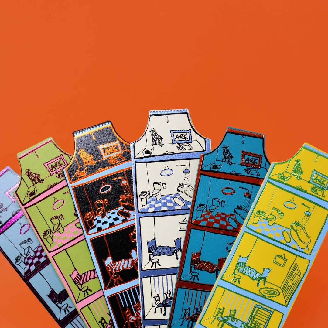 Leather Bookmark; Dolls House (100% Leather)