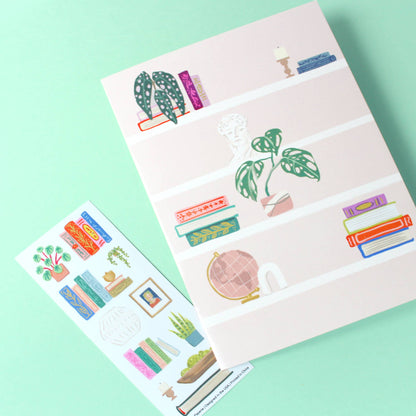 Sticker Scene Card; Shelfie