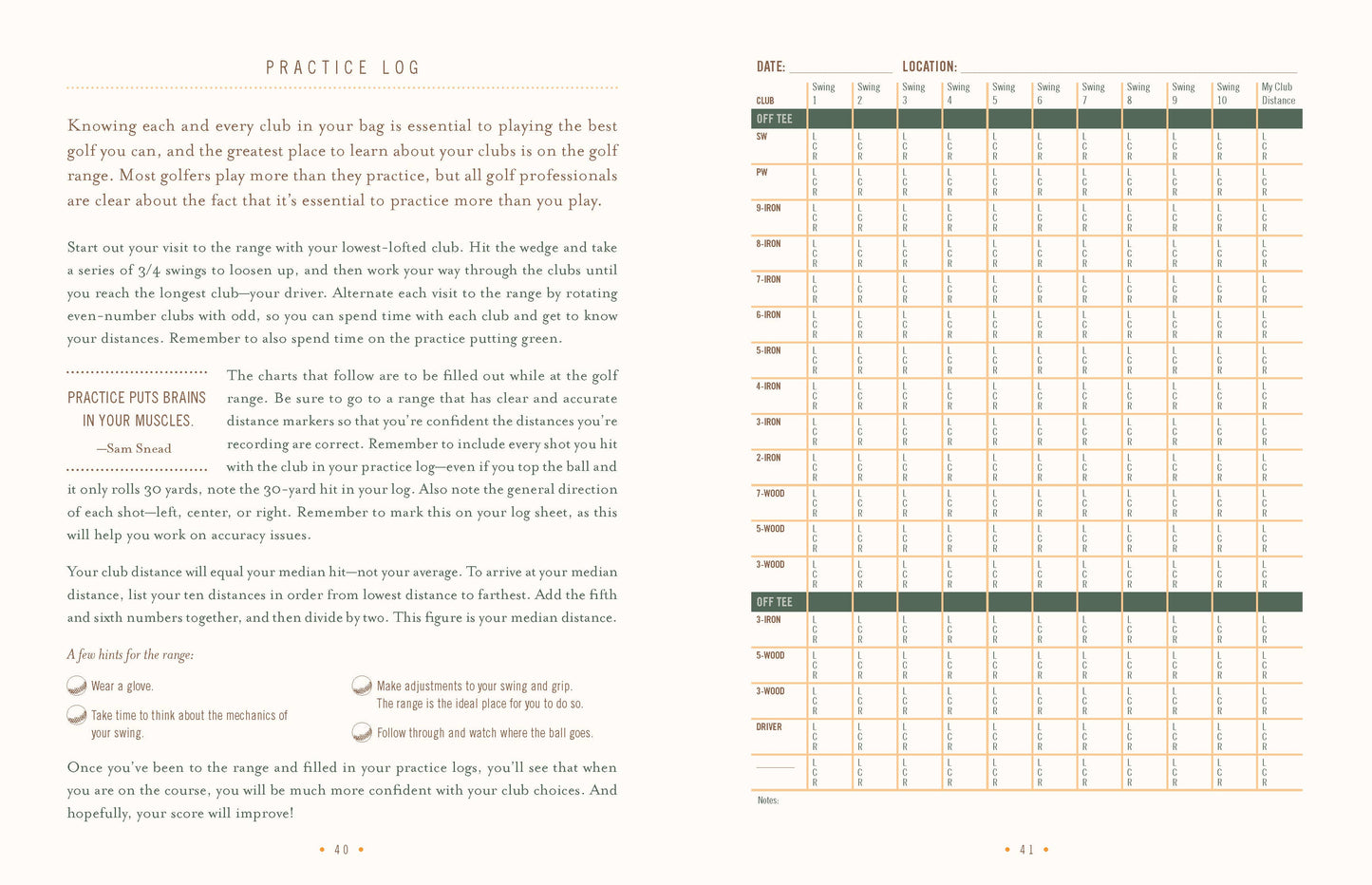 Prompted Journal; The Ultimate Golf Journal
