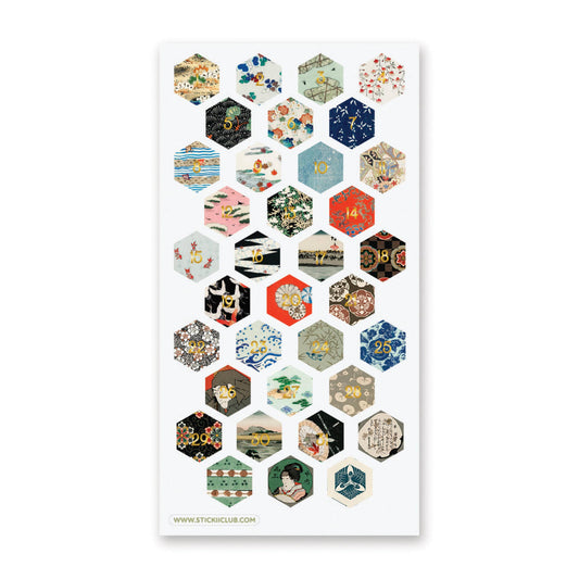 Sticker Sheet; Japanese Print Numbers
