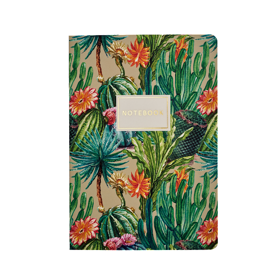 Notebook; Green Cactus - BV by Bruno Visconti