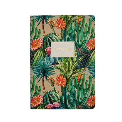 Notebook; Green Cactus - BV by Bruno Visconti