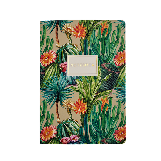 Notebook; Green Cactus - BV by Bruno Visconti