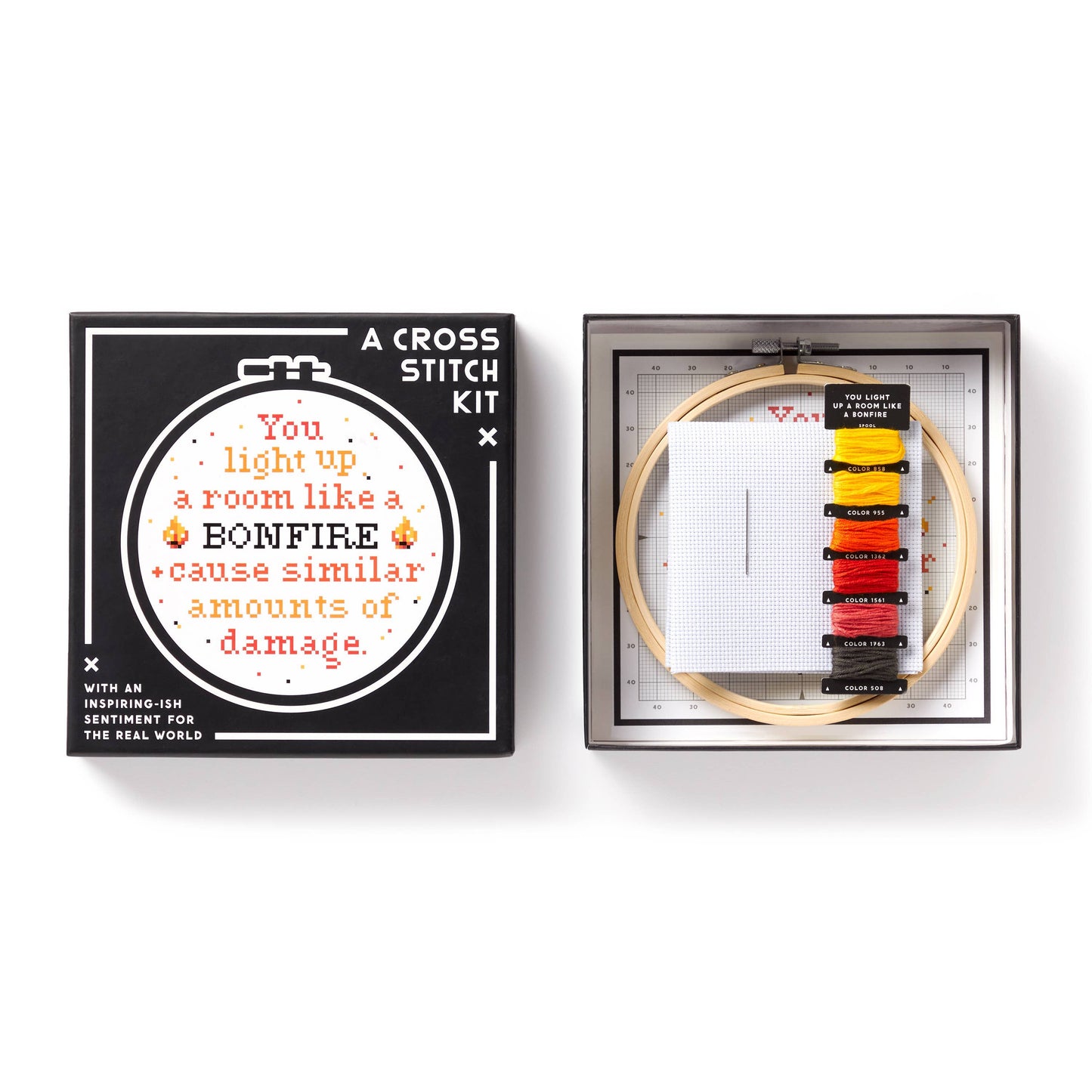 Cross Stitch Kit; You Light Up A Room By Brass Monkey