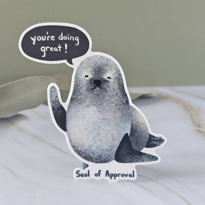Motivational Sticker Seal of Approval