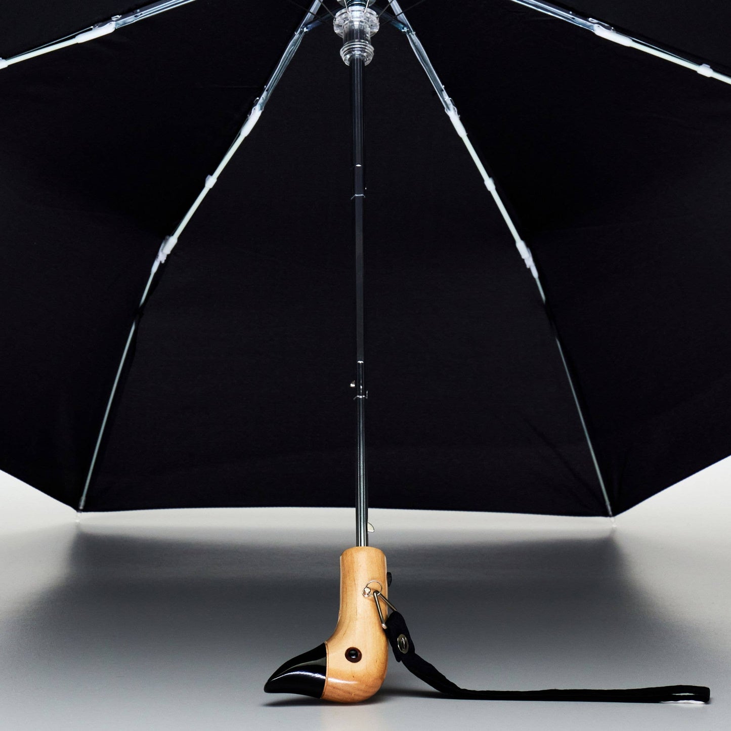 Original Duckhead Compact Umbrella; Zodiac Signs (Black, Eco-Friendly, Upcycled)