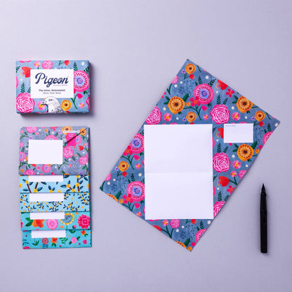 Folding Stationery Letter Set; Wildflower Pigeon