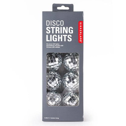 String Lights; Disco Ball | Kikkerland