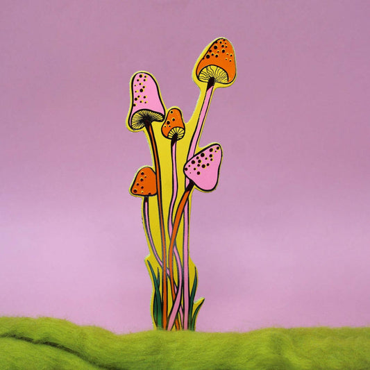 Leather Bookmark; Mushroom | Ark Colour Design
