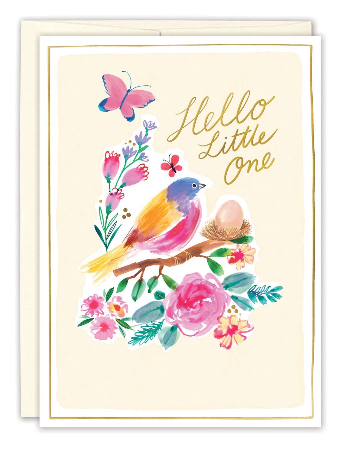 Baby Card; Bird Nest