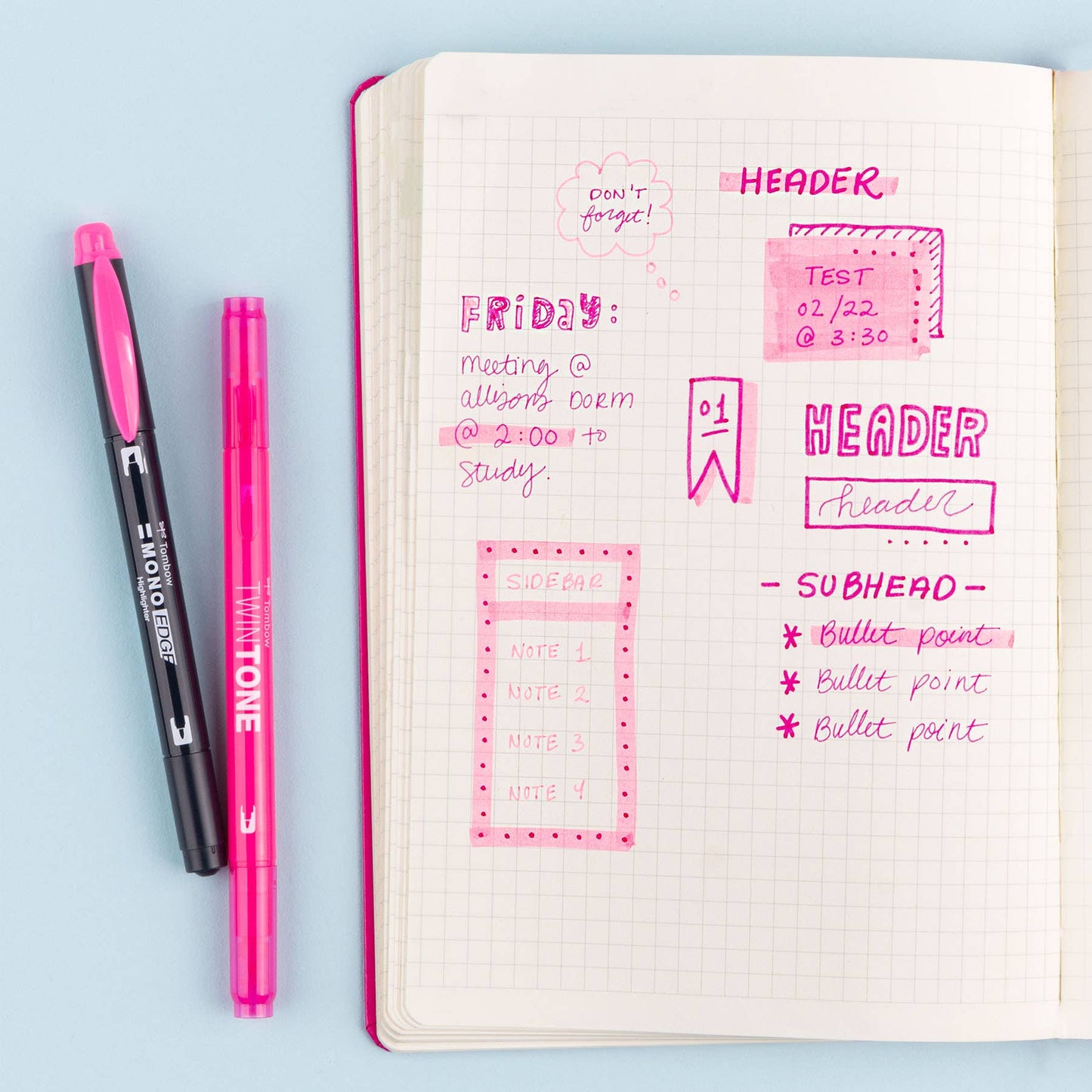 Tombow Creative Notetaking Kit