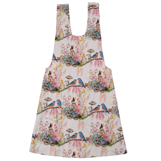 Pinafore Apron; Full Bloom (100% Cotton)