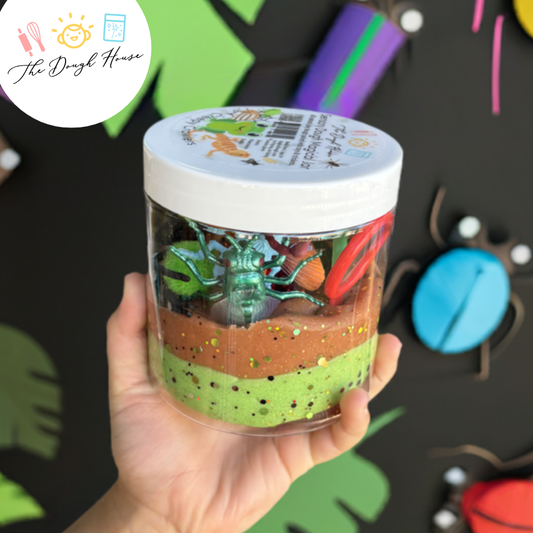 Magical Jars; Super Size Creepy Crawlers (Large Sensory Dough & Trinkets)