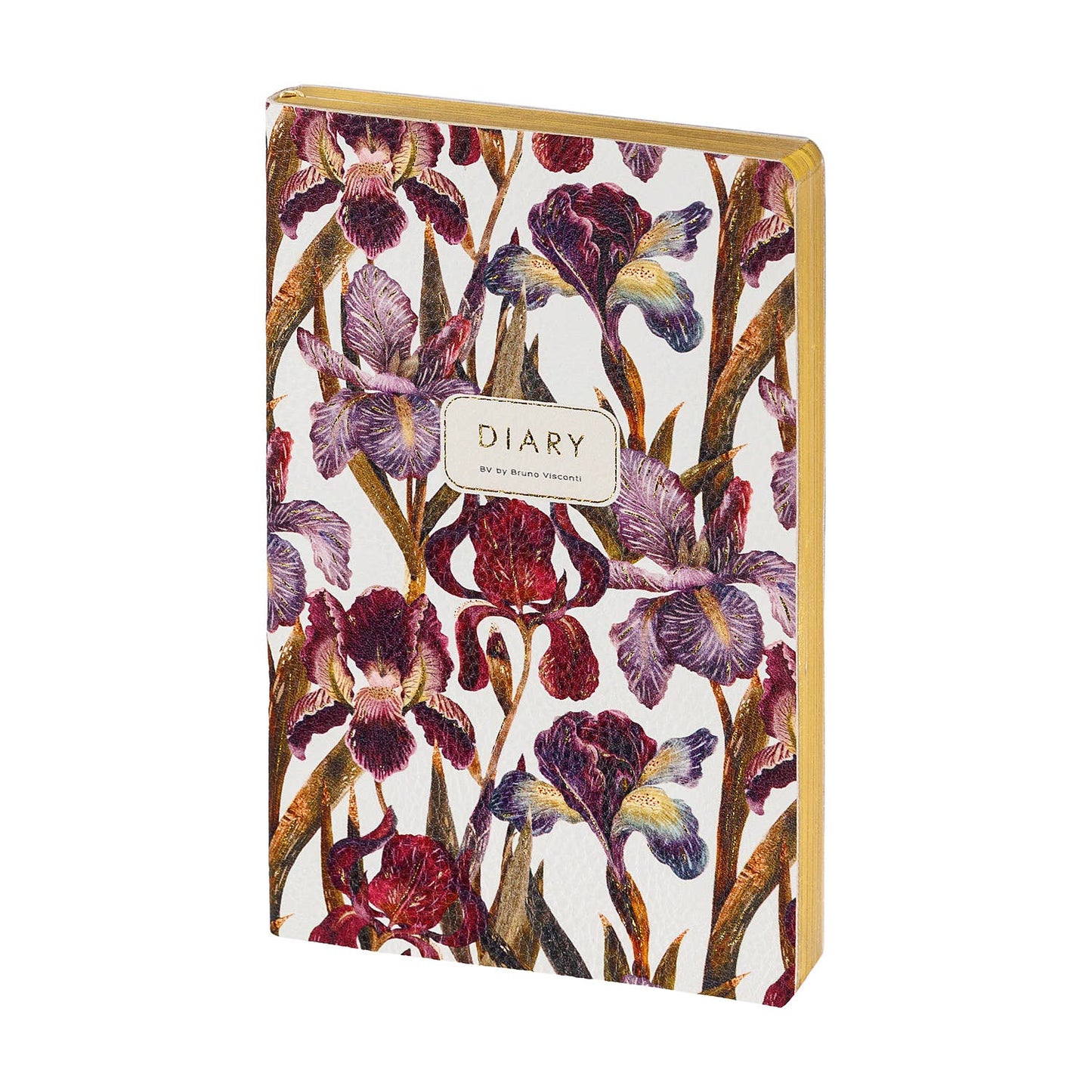 A5 Daily Planner; Irises (Vegan Leather)