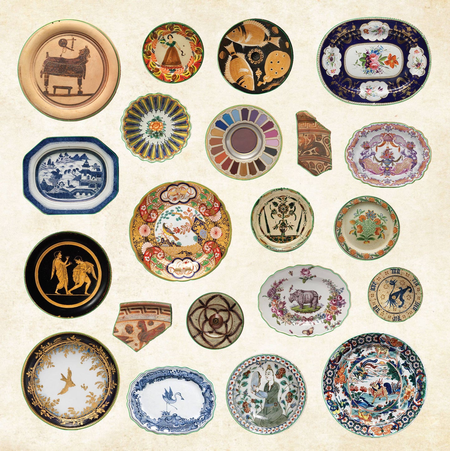 Sticker Book; Museum Treasures (Over 740 Stickers)