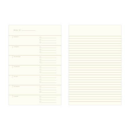 Undated Weekly Planner Journal; Really Really Organized