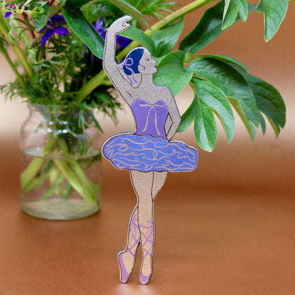 Leather Bookmark; Ballerina | Ark Colour Design