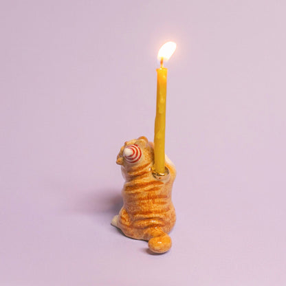 Camp Hollow Cake Topper; Exotic Shorthair Cat