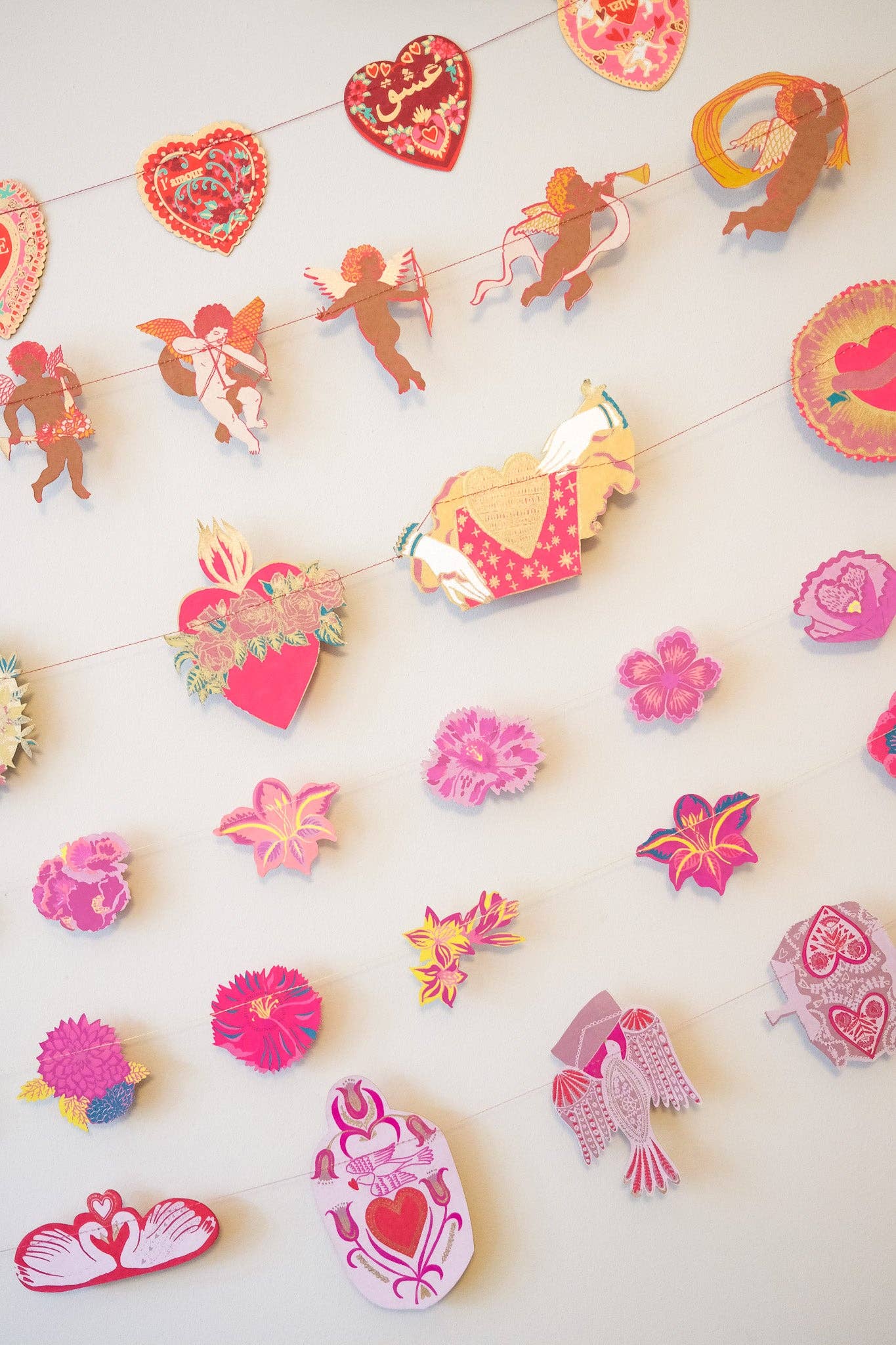 Sewn Garland; Spring Garden