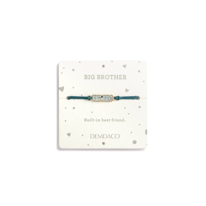Big Brother Bear & Bracelet (8in, Navy)