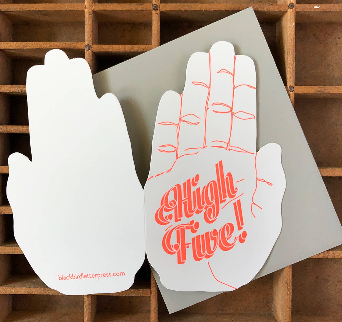 Greeting Card; High Five Hand