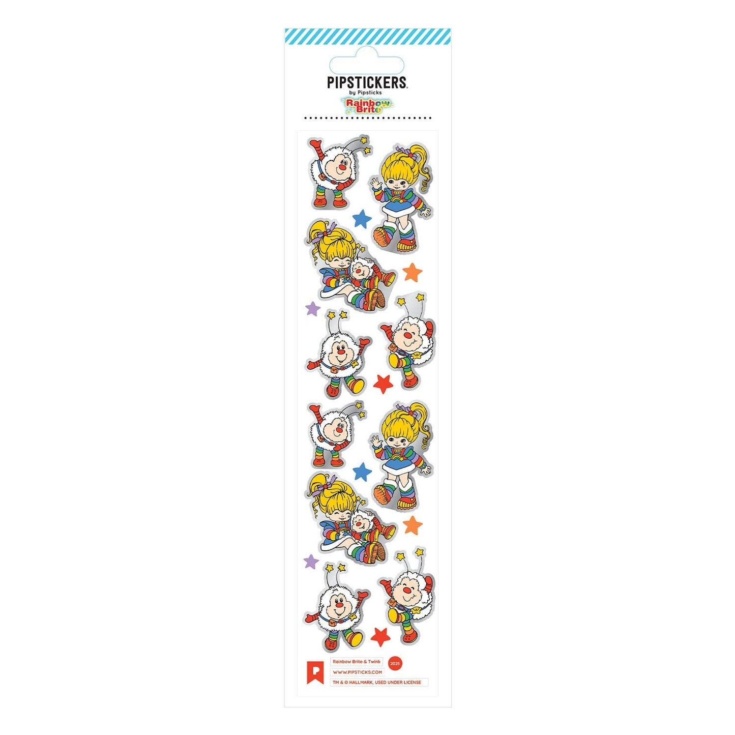 Pipsticks Sticker Sheet; Rainbow Brite & Twink
