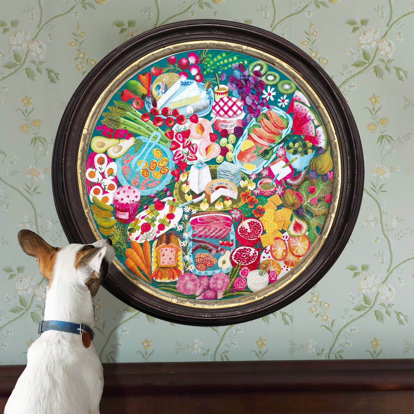 Jigsaw Puzzle; Charcuterie (500 Piece Round Puzzle)