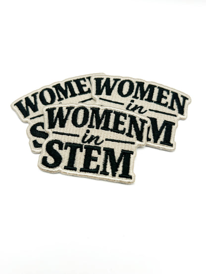 Iron-On Patch; Women in STEM | Field Trip Threads
