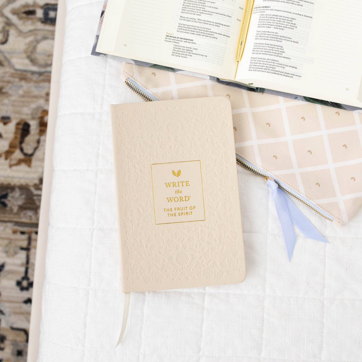 Journal; Write the Word Fruit of the Spirit Natural Linen | Cultivate What Matters