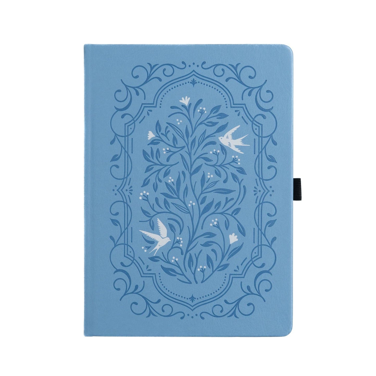 Dot Grid Notebook; Songbird In Blue