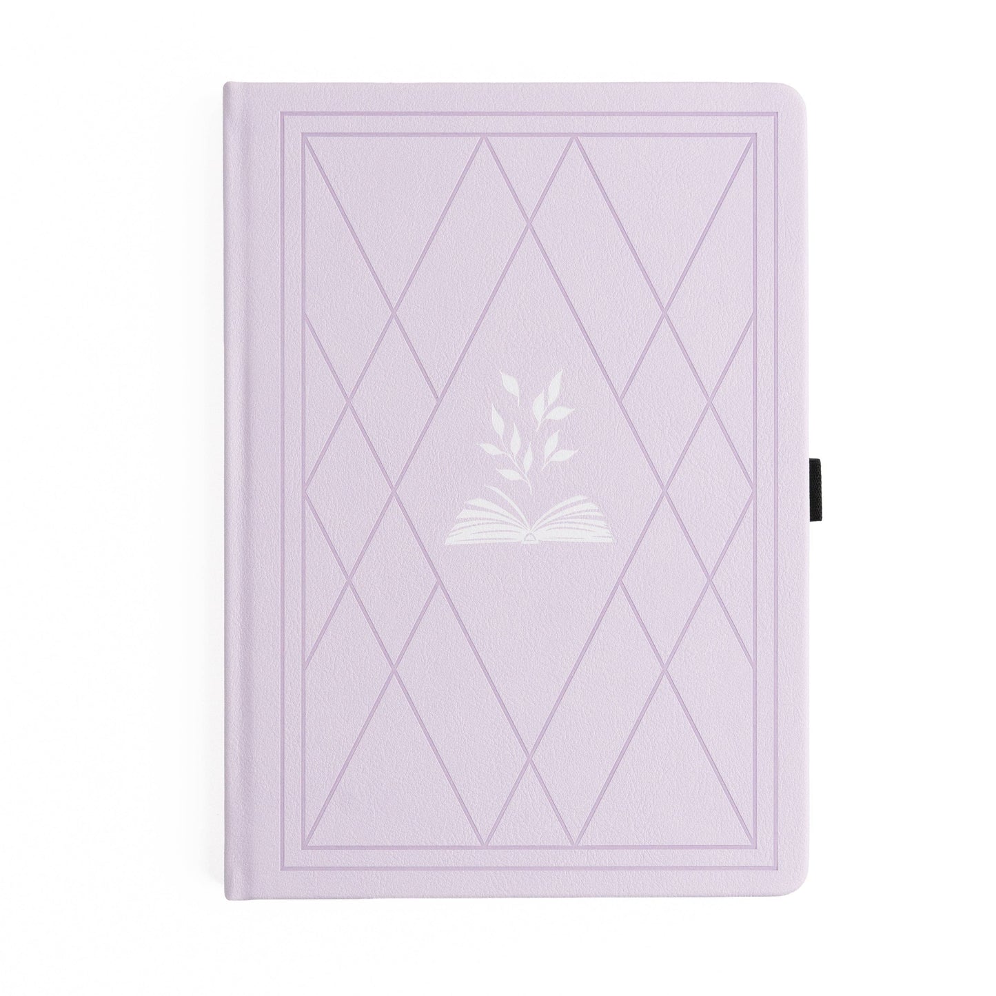 Reading Journal; Vintage Library in Lilac