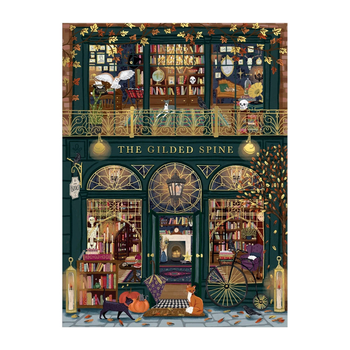 Jigsaw Puzzle; The Gilded Spine (1000 Piece Foil Puzzle)