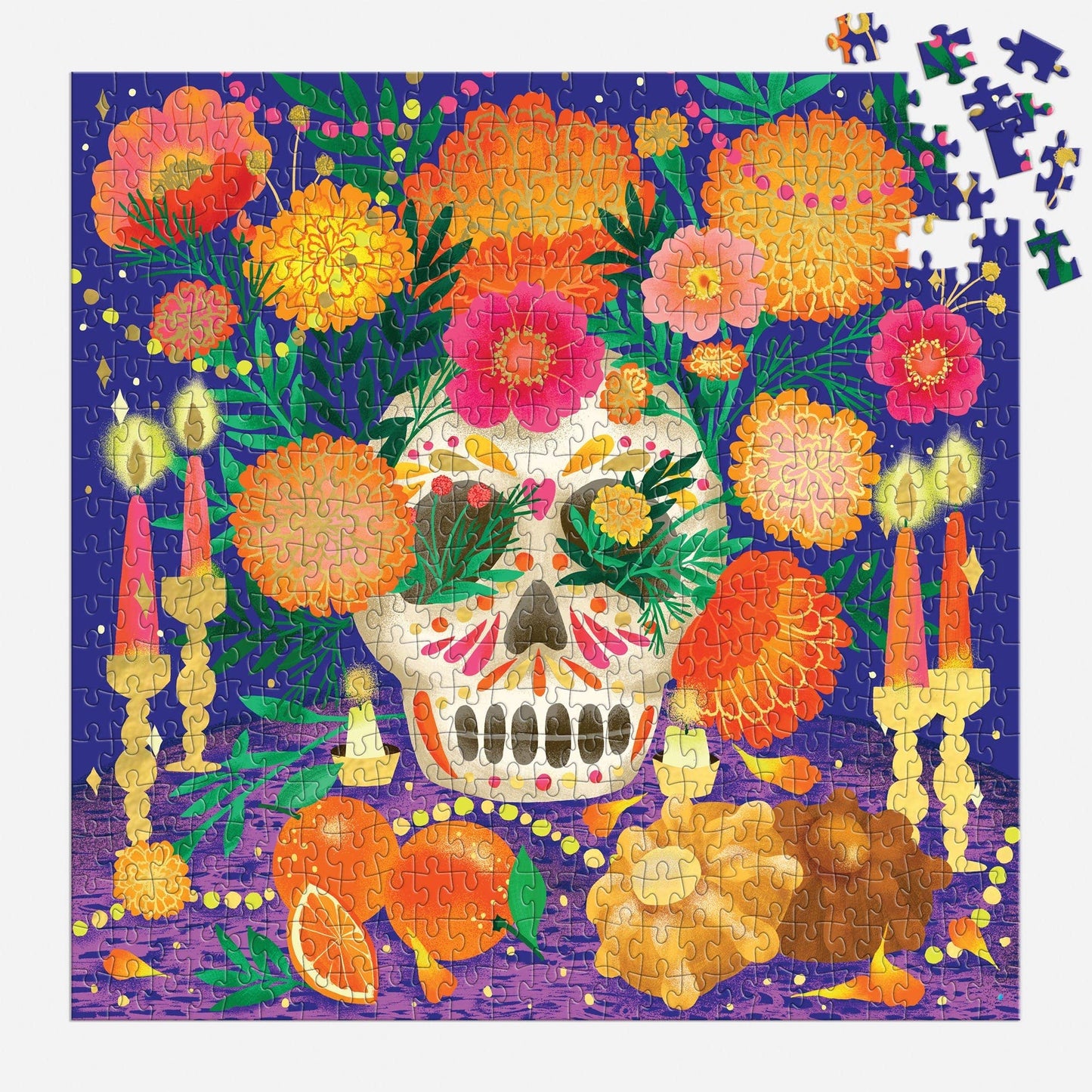 Jigsaw Puzzle: 500 Piece Foil Puzzle; Ofrenda del Dia de Muertos
