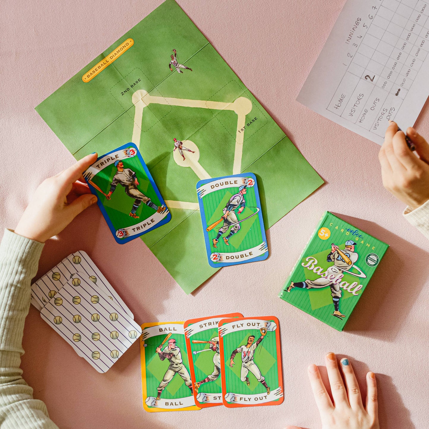 Eeboo Baseball Card Game (Ages 5+)