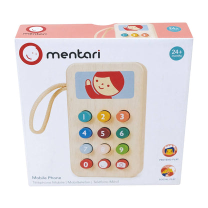 Baby Toy; Mobile Phone (Wood)