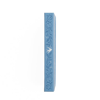 Dot Grid Notebook; Songbird In Blue