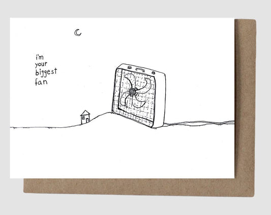 Greeting Card; Biggest Fan